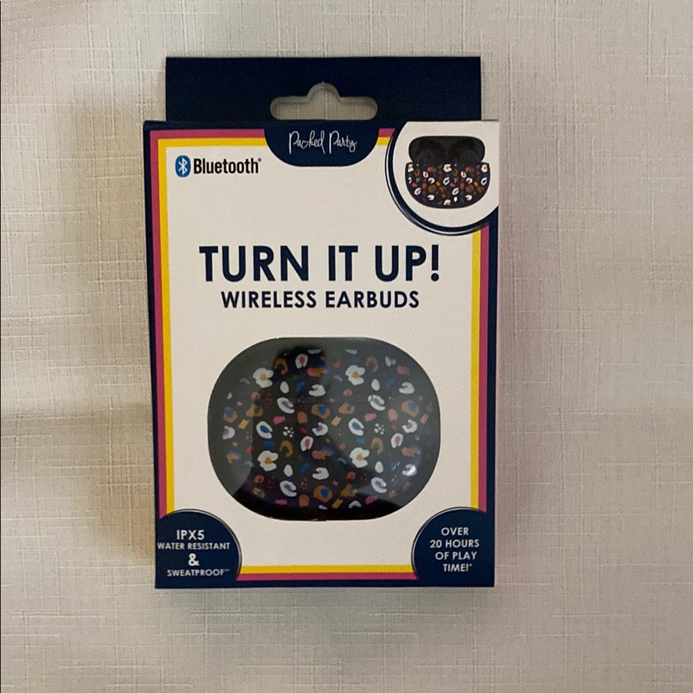 NWOT Packed Party Colorful Bluetooth Earbuds